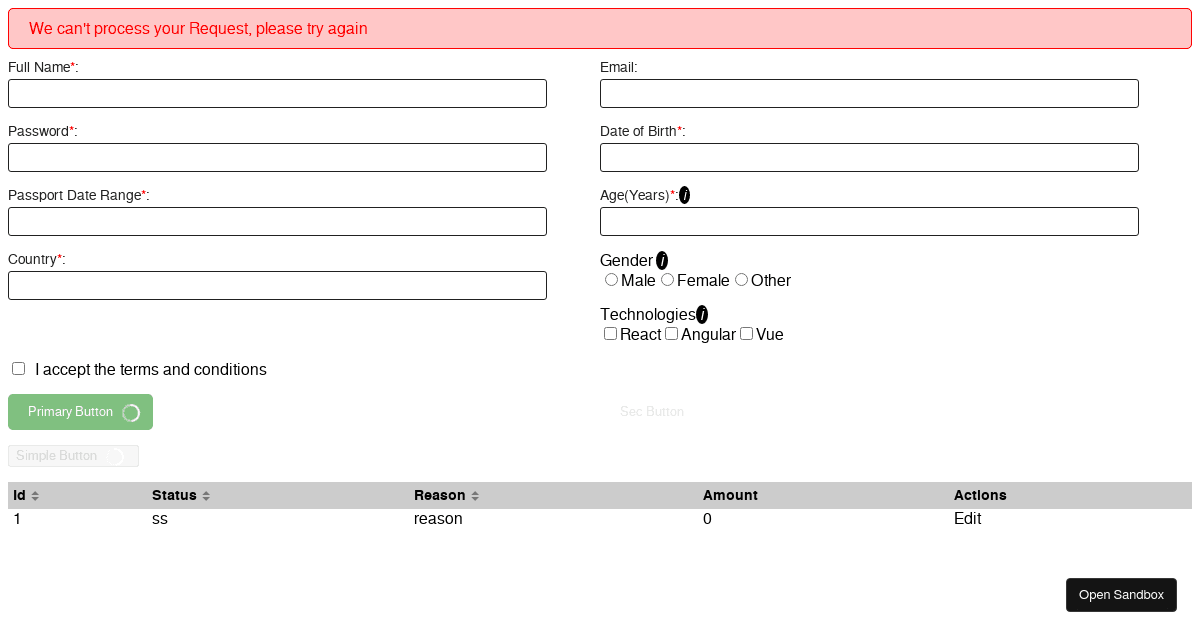 react - Codesandbox