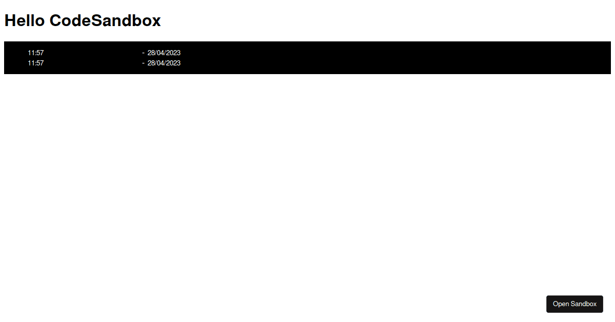 input-date - Codesandbox