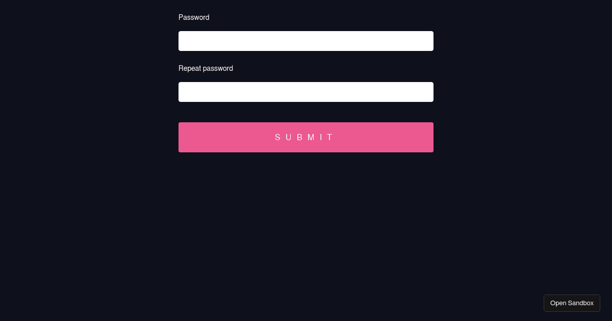 jananigel/confirm-password - Codesandbox