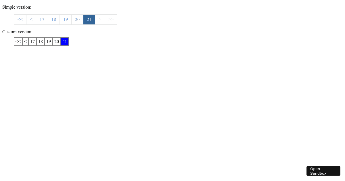Pagination (forked) - Codesandbox