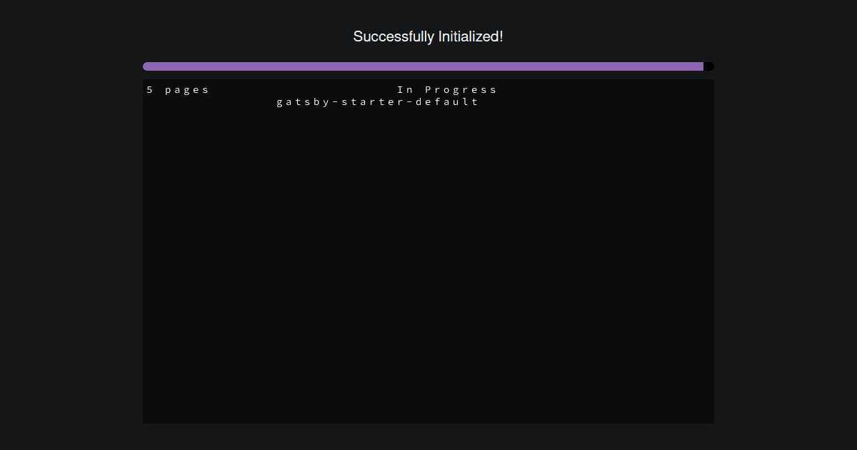 gatsby-starter-default - Codesandbox