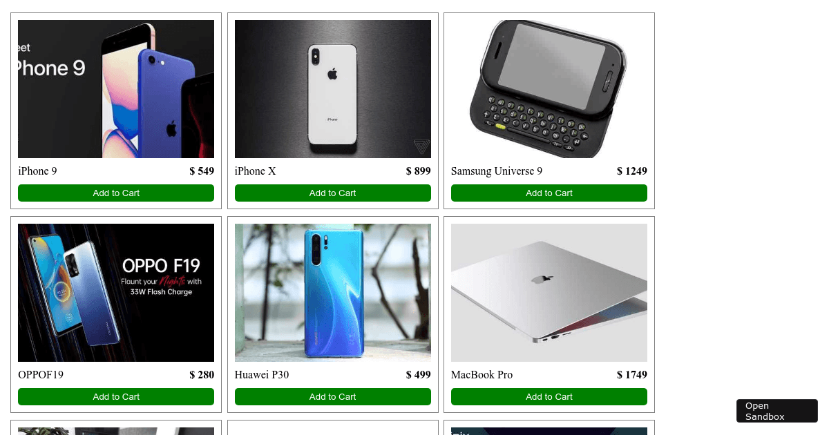 shopping-cart-3 - Codesandbox