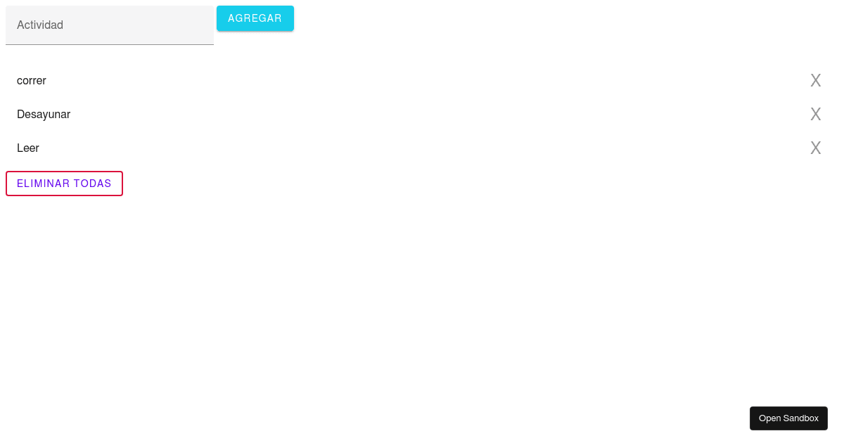 Web component - Codesandbox