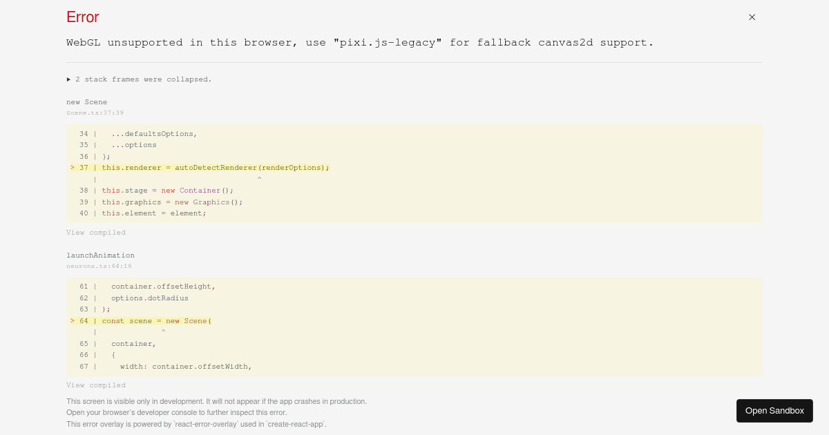 pixi animation - Codesandbox