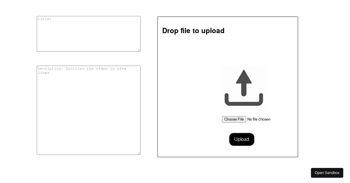 form - Codesandbox