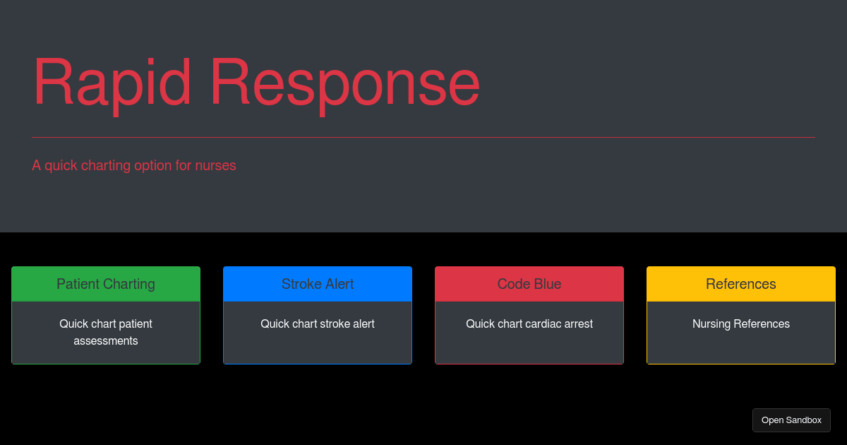 pyRN/rapid-response - Codesandbox