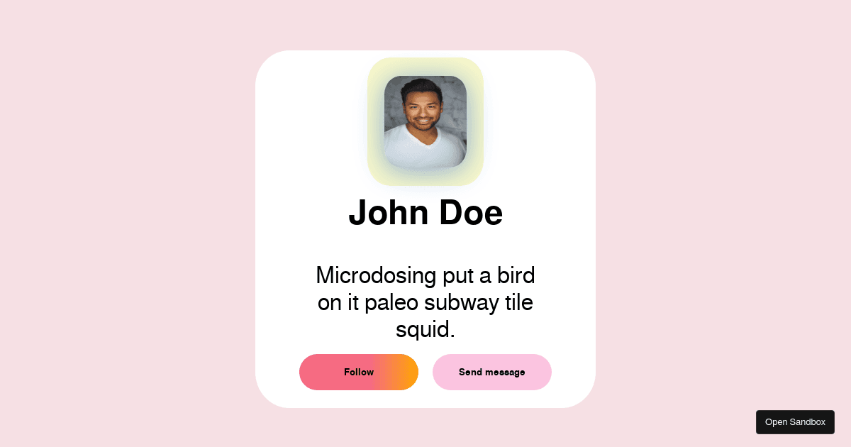 John Doe - Codesandbox