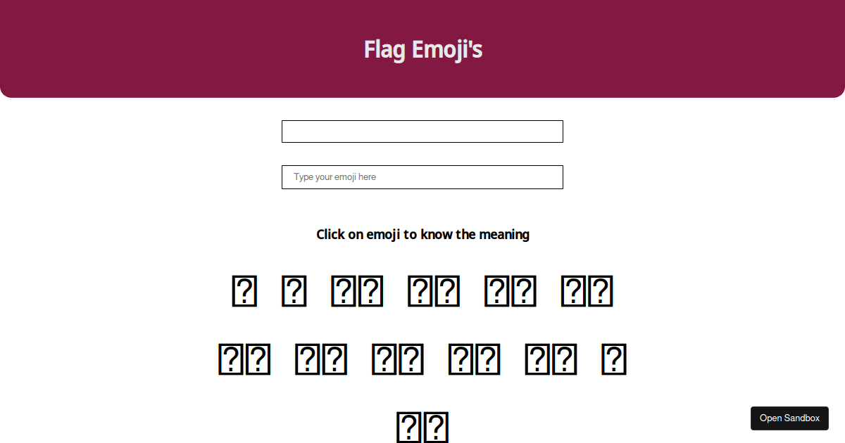 flagemojitranslator Codesandbox