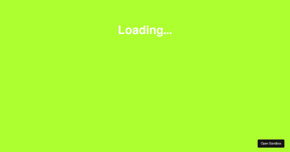 Asynchronous State with Hooks (Completed) - Codesandbox
