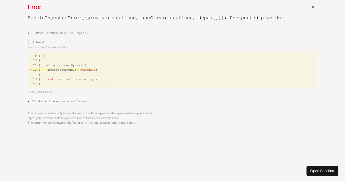 Suka Angular Playground - Codesandbox
