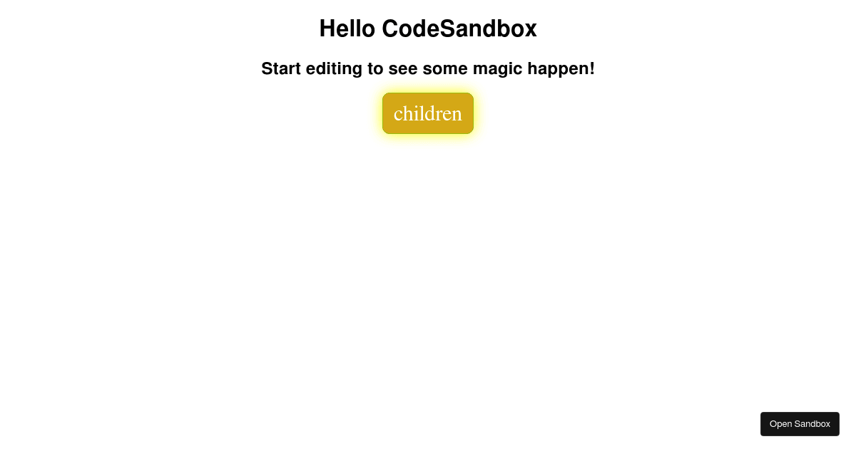 react - Codesandbox
