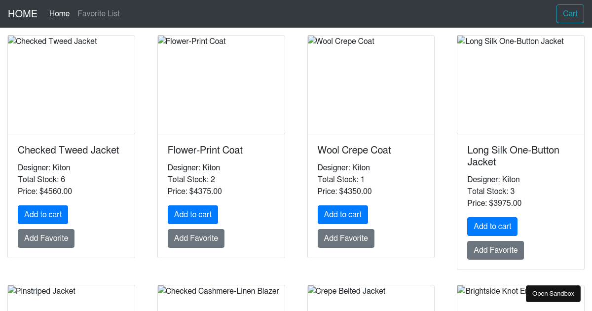 productview - Codesandbox