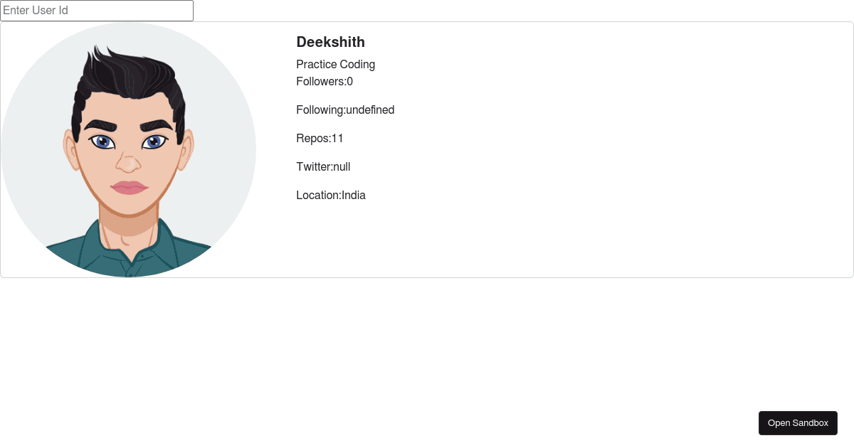 Interview Challenge - Codesandbox