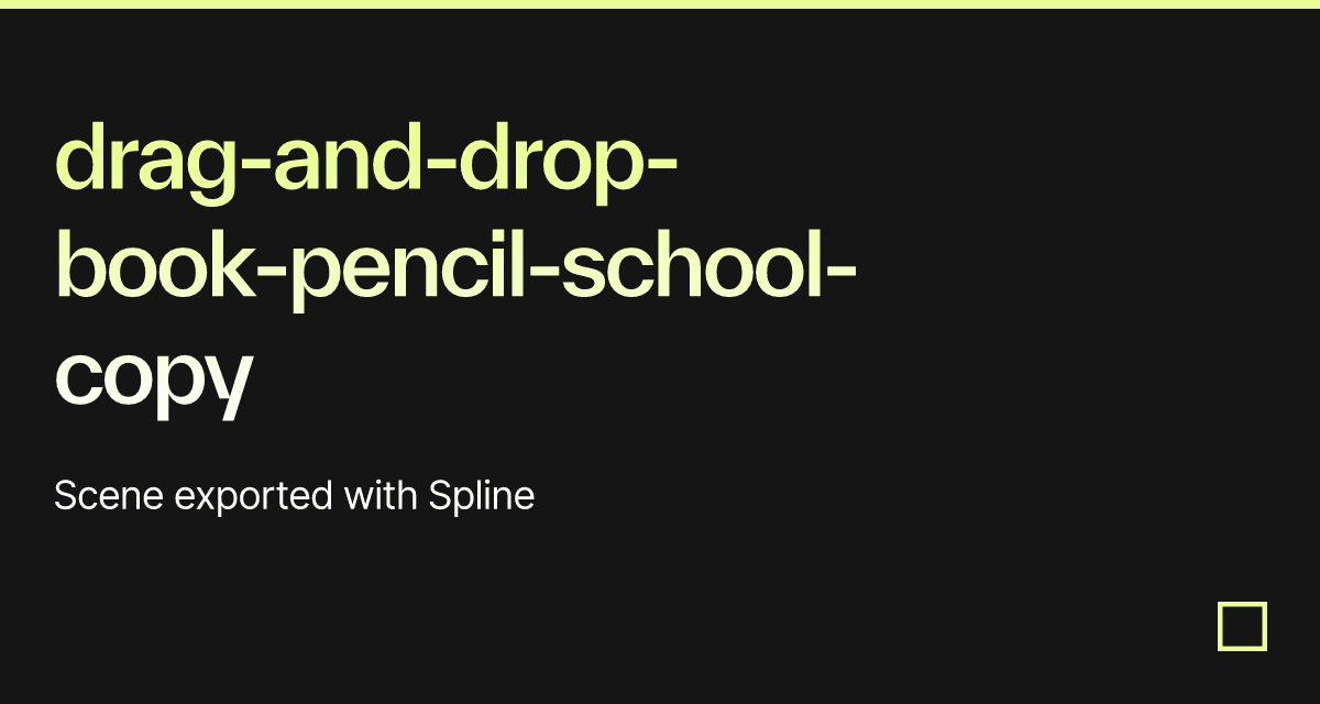 drag-and-drop-book-pencil-school-copy - Codesandbox