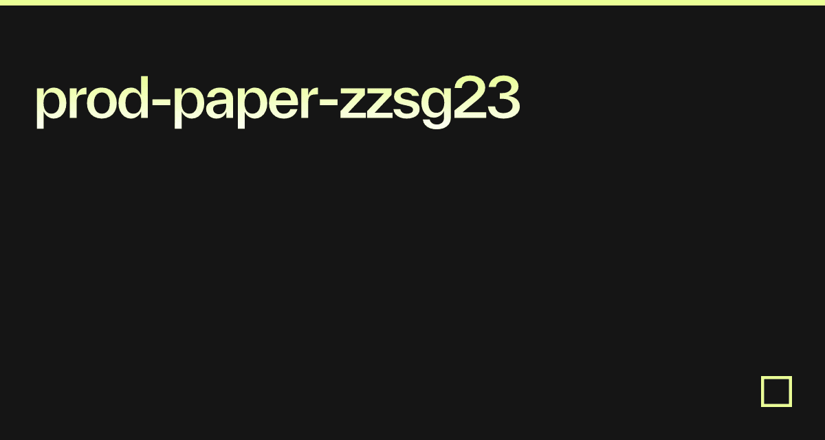 Paperzd C prod-paper-zzsg23 - Codesandbox